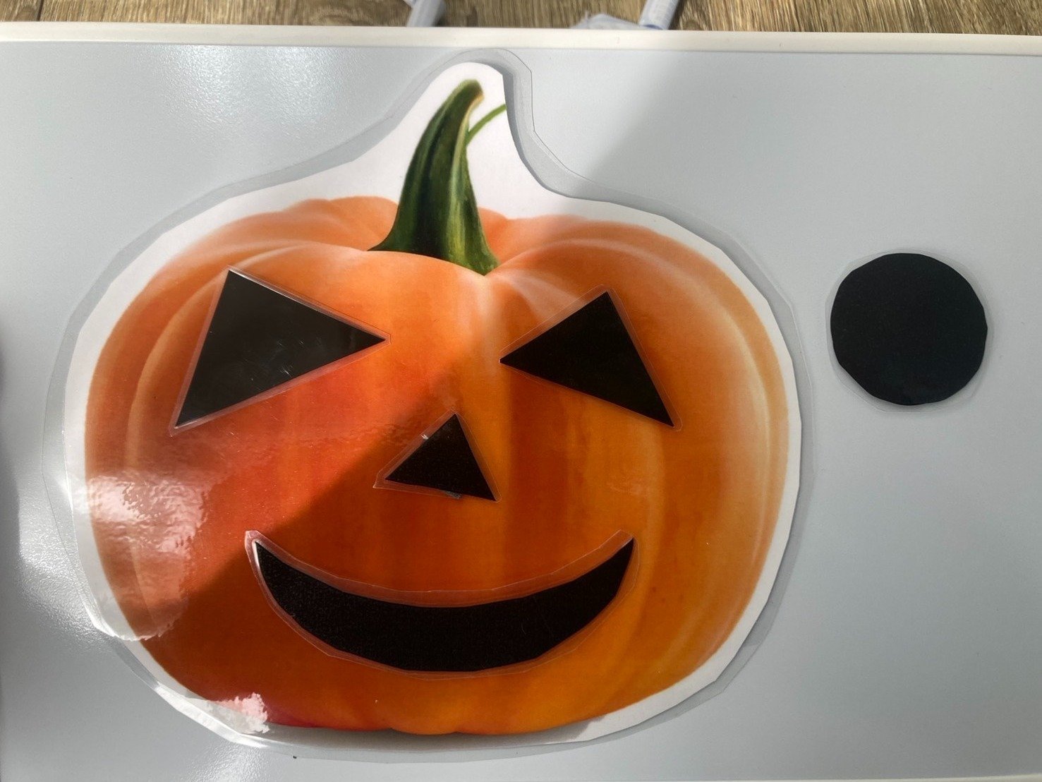 かぼちゃの形をしたハロウィンの飾り