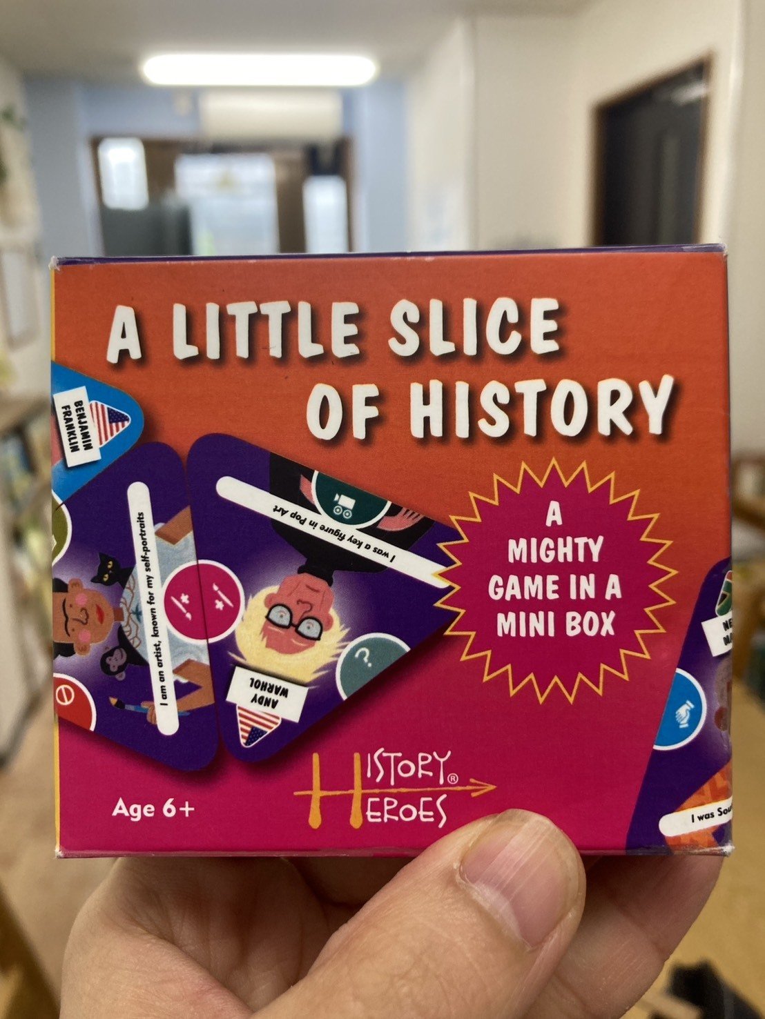 A Little Slice of History のカードゲームの箱